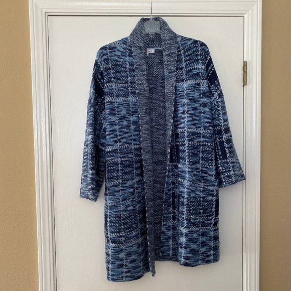 marina v open knit cardigan sweater (size T2) - Picture 1 of 4